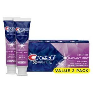 3 Pack Crest® 3D White Radiant Mint Teeth Whitening Toothpaste